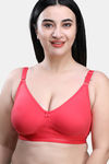 Maroon Clothing Single Layered Non Wired Full Coverage T-Shirt Bra (Pack of 2) - Multicolor — thumbnail 2